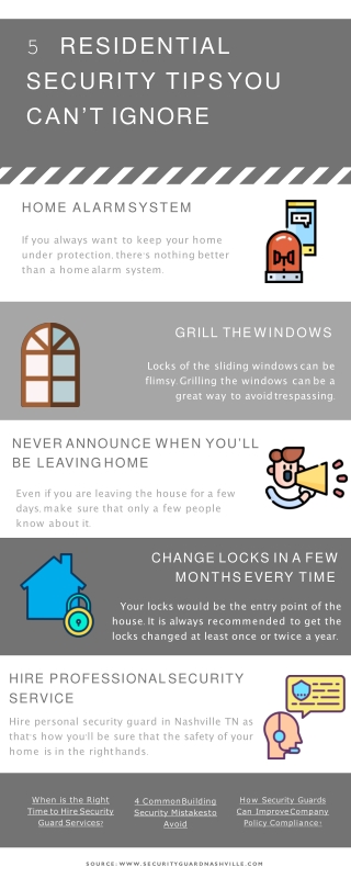 5 Residential Security Tips You Can’t Ignore