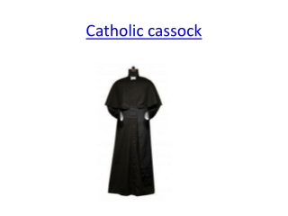 Catholic Cassock