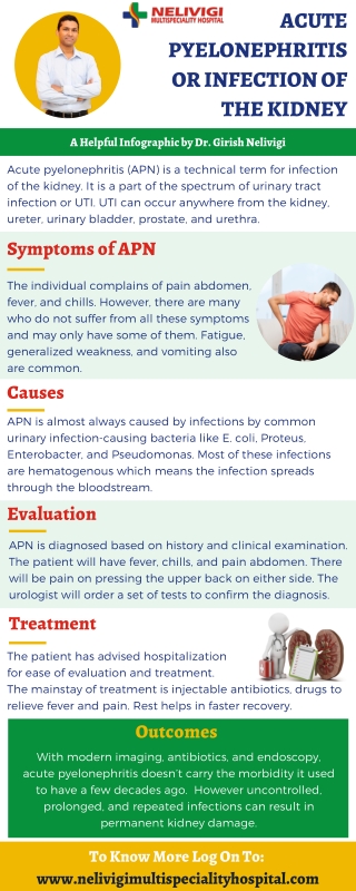 Infection of the Kidney | Acute Pyelonephritis Treatment in Bangalore | Nelivigi Multispeciality