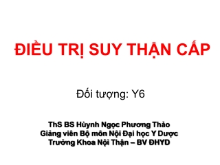 2. Điều trị suy thận cấp 2020