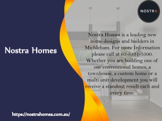 Home Builder Melbourne