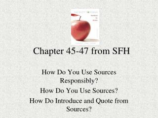 Chapter 45-47 from SFH