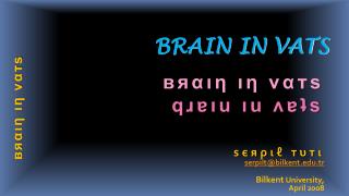 BRAIN IN VATS