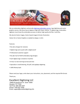 digitizing embroidery service