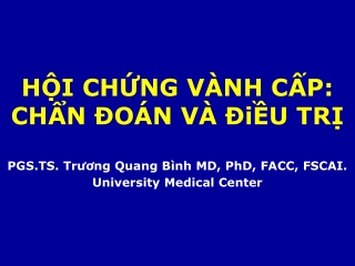 17. Điều trị Hội chứng vành cấp 2019