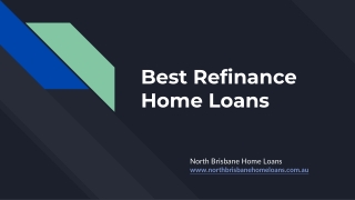 Best Refinance Home Loans