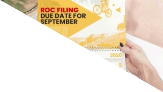 View Due Date ROC Annual Return Form For September FY 2019-20