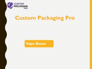 Vape Boxes