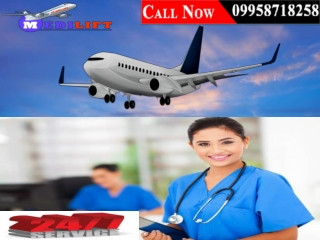 Now Avail Medilift Full ICU Support Air Ambulance in Kolkata