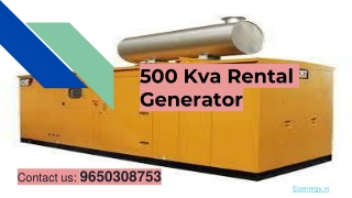 500 kVA Generator For Sale