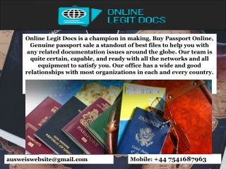 Genuine passport sale | buy real passport | Buy Driver’s License Sale