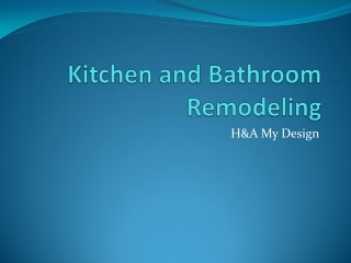 Kitchen and Bathroom Remodeling in Los Angeles