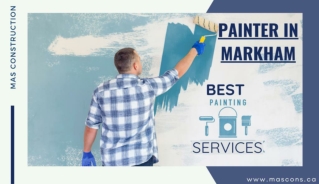 Best Painting Services Offered by Painters in Markham