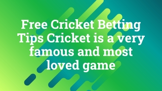 100% Free Cricket Betting Tips | IPL 2020 Match Prediction | Cricket betting odds