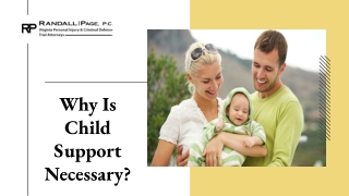 Why Is Child Support Necessary?