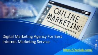 Digital Marketing Agency For Best Internet Marketing Service