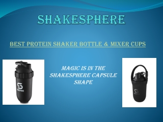 Best Protein Sport Shaker Bottle and Mixer Cups