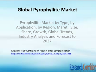 Pyrophyllite Market by Type, by Application, by Region, Maret,  Size, Share, Growth, Global Trends, Industry Analysis an