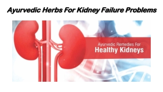 ayurvedic treatment for kidney failure