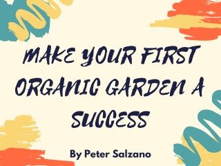 Peter J Salzano - Make Your First Organic Garden a Success