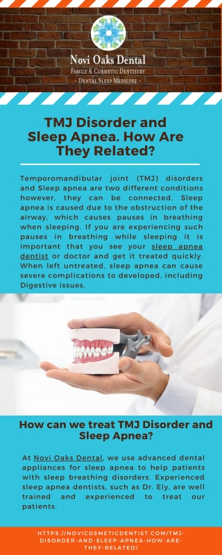 TMJ Disorder and Sleep Apnea. How Are They Related?