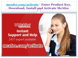 mcafee.com/activate - Enter Product Key, Download, Install and Activate McAfee