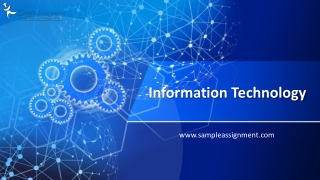 Information Technology Assignment Help by Experts