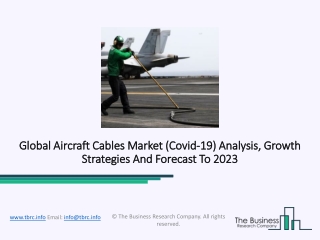 Aircraft Cables Market Overview And Global Industry Share Estimations