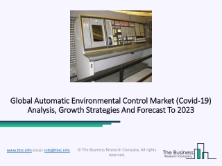Automatic Environmental Control Market 2020 Business Insights, Trend And Segmentation