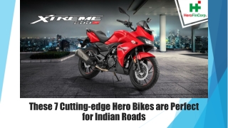 These 7 Cutting-edge Hero Bikes are Perfect for Indian Roads