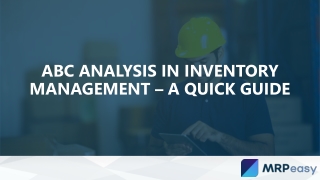 ABC Analysis in Inventory Management – A Quick Guide