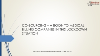 CO-SOURCING – A BOON TO MEDICAL BILLING COMPANIES IN THIS LOCKDOWN SITUATION