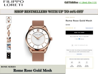 Filippo Loreti: Rome Rose Gold Mesh