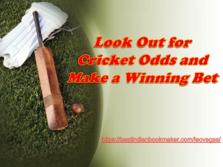 cricket odds | cricket odds live