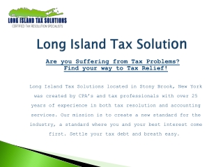 Long Island Tax Solution