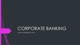 What Is SBI Corporate Banking?