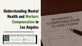 Understanding Mental Health and Workers Comp in Los Angeles