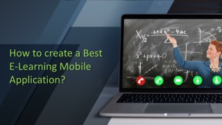 How to create a best e learning mobile application