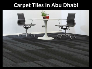 CARPET TILES ABU DHABI