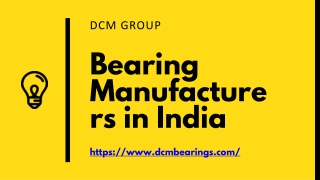 Bearing Exporters in India