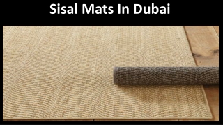 Sisal Mats Abu Dhabi