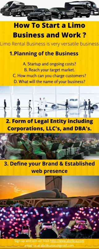 How To Start a Limo Business and Work?