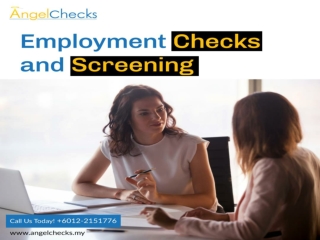 Pre-Employement Screening