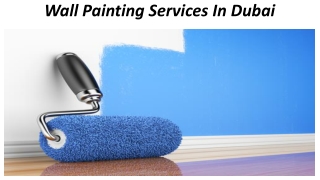 Painting Services In Dubai