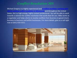 Conflict Resolution MN