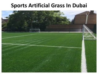 Sports Artificial Grass Abu Dhabi