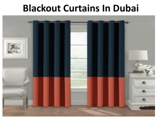 BLACKOUT CURTAINS DUBAI