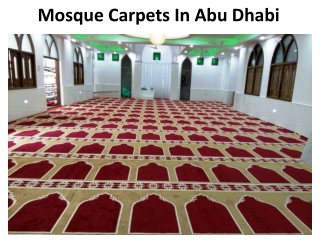 Mosque Carpet Dubai