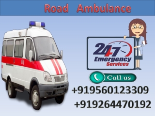 LifeSaver Road Ambulance Service in Ranchi and Patna by Medivic Ambulance at Low Cost