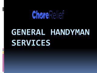 General Handyman Services in Chicago